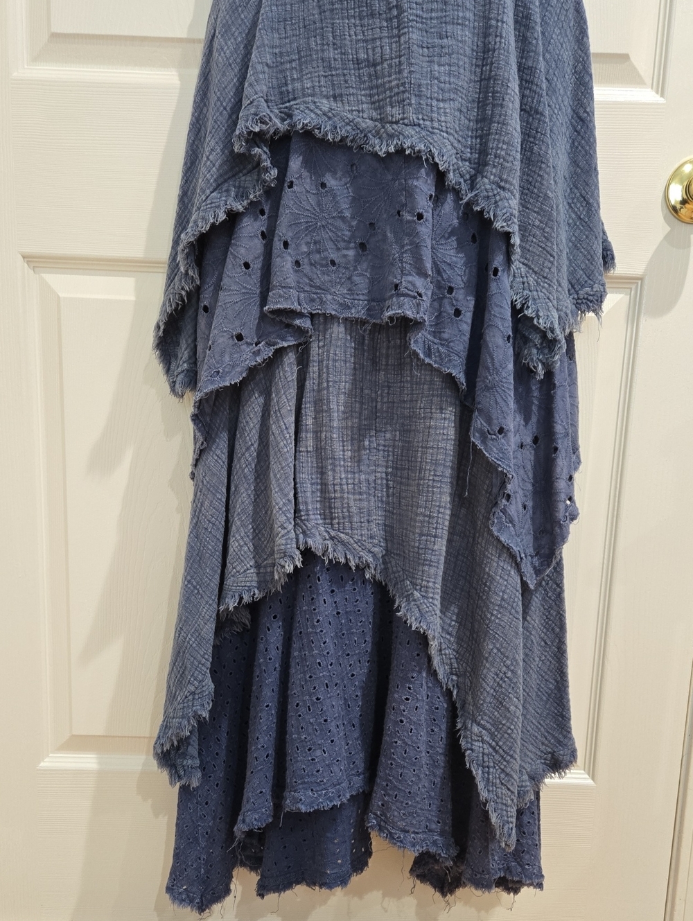 Oli & Hali Tiered Ruffled Maxi Dress L - Picture 2 of 7